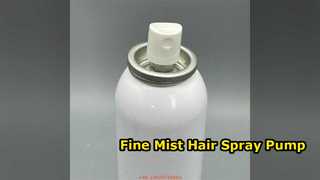 Pompa aerosol a nebbia fine da 0,12 cc per lo styling dei capelli