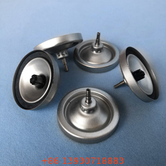 Valvola di ricarica per accendigas in lamiera stagnata da 40 mm con stelo in metallo