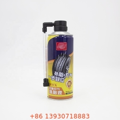 Gonfiatore di pneumatici per aerosol di personalizzazione per la ricopertura dei pneumatici mediante spray di colla