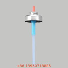 Valvola aerosol dosata per deodorante da 20 mm con attuatore a forma di L