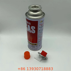 Canister di gas di butano arancione ecc. per gas più leggero e per parete dritta