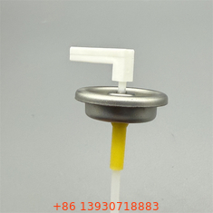 Valvole aerosol dosatrici registrate NSF H1 per lubrificanti per macchinari alimentari con design sanitario e lubrificazione non tossica.