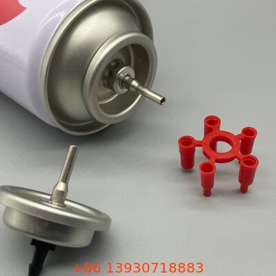 Valvola di ricarica gas per accendini affidabile per sistemi di ricarica universali a butano