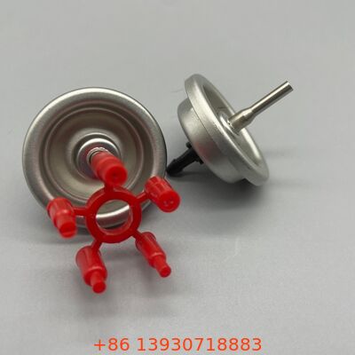 Valvola di ricarica del gas per accendino aerosol compatibile con il gruppo valvola di ricarica ad alta sicurezza