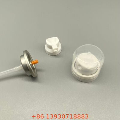 Valvola di spruzzo aerosol con ugello di nebbia ultrafine per prestazioni prive di residui e funzionamento a 360 gradi