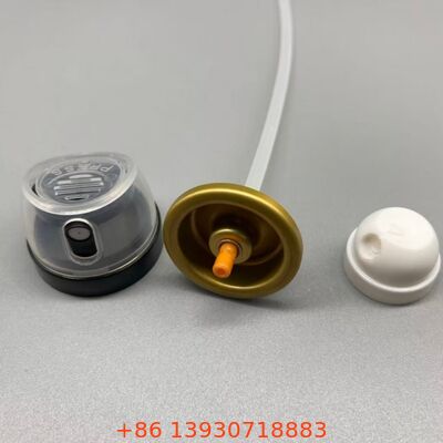 Valvola di spruzzo per il corpo in aerosol con distribuzione a 360°, sigillo a prova di perdite e dimensione di un pollice per applicazioni di deodorante e profumo