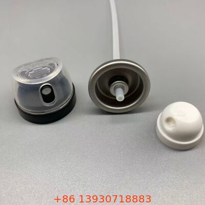 Valvola di spruzzatura del corpo a deodorante a prova di perdite e resistente agli intasamenti con tecnologia di distribuzione a 360 ° e adatta universalmente alle lattine di alluminio standard