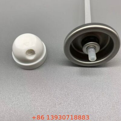 Valvola di spruzzo a corpo aerosol a prova di perdite e resistente agli intasamenti con tecnologia di distribuzione a 360° e adatta universalmente alle lattine di alluminio standard