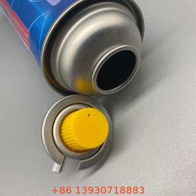 Valvola di butano aerosol a prova di perdite da un pollice con controllo di flusso costante per apparecchiature di cottura portatili