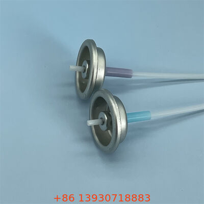 Valvola Aerosol Misurata da 1 Pollice con Tasso di Spruzzo Regolabile e Colore Attuatore Personalizzabile per Dosaggio Preciso