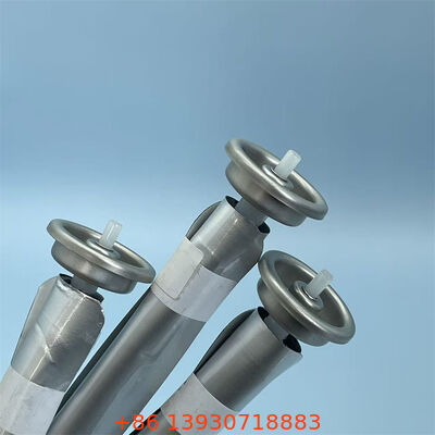 Sacchetto per bombola in alluminio su sistema aerosol a valvola per prodotti liquidi con design ecologico senza propellente