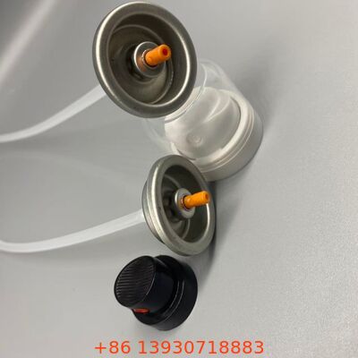 Valvola spray per shampoo secco aerosol con tecnologia di dispersione delle polveri fini