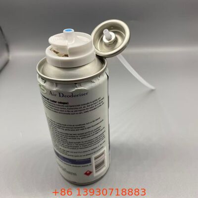 Valvola aerosol antibatterica con capacità di spruzzatura a 360 gradi per crepe interne dell'auto e valvola deodorante disinfettante