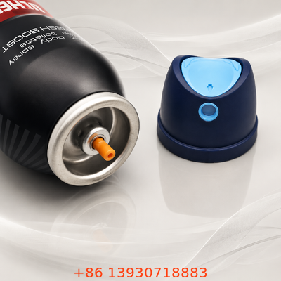Valvola per spray deodorante corpo ad asciugatura rapida, anti-perdita e anti-intasamento con erogazione aerosol