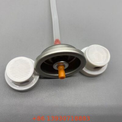 Valvola aerosol per spruzzo di lucentezza dei capelli di precisione con distribuzione di spruzzo uniforme, acciaio inossidabile resistente alla corrosione e progettazione anti-intasamento