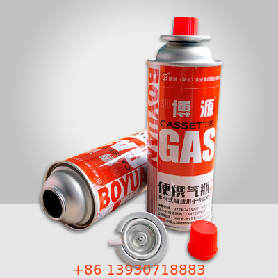 Valvola del gas del butano del contenitore del combustibile del butano della latta Valvola del fornello del gas di campo da 1 pollice