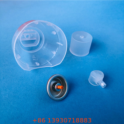 Valvola di spruzzatura dell'ossigeno del cappuccio di spruzzatura dell'ossigeno dell'aerosol di plastica durevole con l'ugello