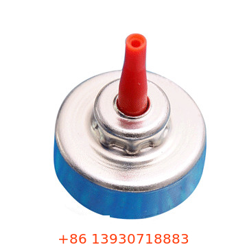 Design professionale della valvola di ricarica dell'accendino a gas butano da 2 * 0,51 mm