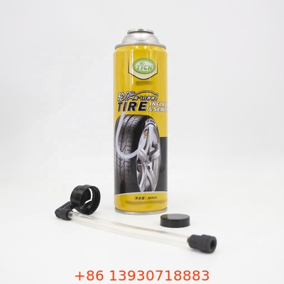Gonfiatore di pneumatici per aerosol di personalizzazione per la ricopertura dei pneumatici mediante spray di colla