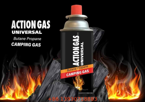 65 x 158 mm butanato cilindro di gas per l'industria con logo personalizzabile