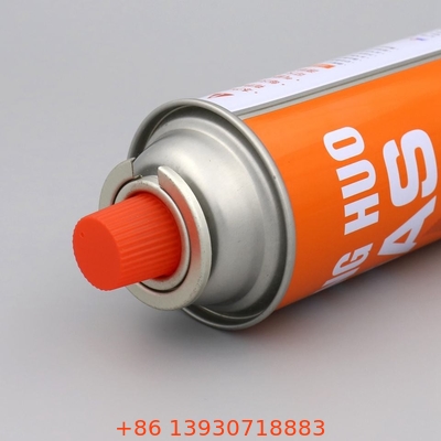 65 x 158 mm butanato cilindro di gas per l'industria con logo personalizzabile