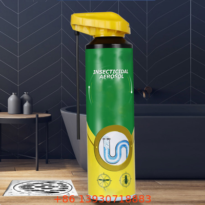 Spruzzatore per ugello sprayhead aerosol resistente agli agenti chimici con tubo di prolunga e blocco