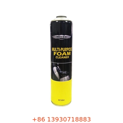 Valvola per aerosol in lamiera laccata dorata per barattoli di latta per detergente per schiuma per auto