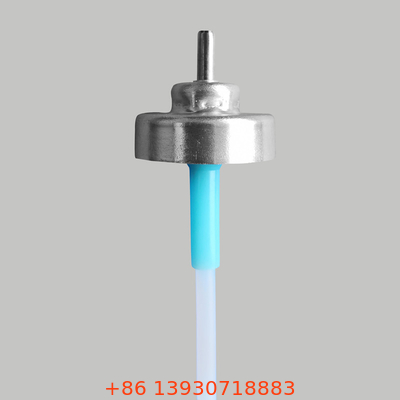 Valvola aerosol dosata per deodorante da 20 mm con attuatore a forma di L