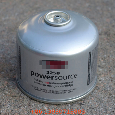 Bombola di gas butano portatile da 84 mm di altezza 230 g