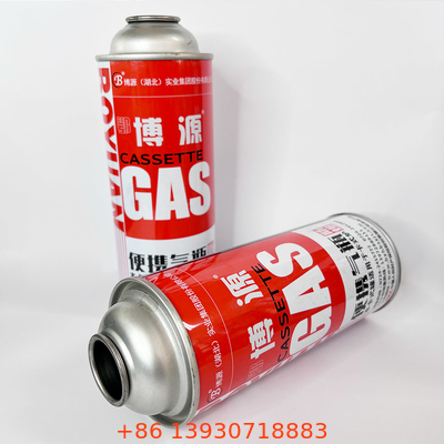 Tipo accessorio della bombola di gas 65*158 millimetro del butano della latta del combustibile del propano