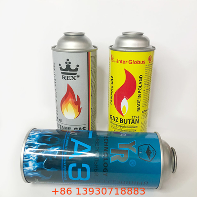 Barattolo diritto del gas del butano della parete per il gas del butano ed il gas di accendino