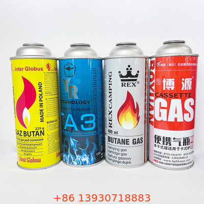 CMYK che stampa pressione scoppiata Mpa della bombola di gas 1,4 del butano del metallo