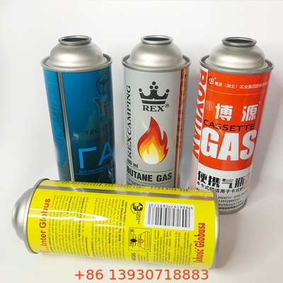 Bombola di gas del butano della latta per cuocere