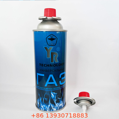 Valvola di campeggio portatile del materiale di riempimento del butano della valvola a gas dell'OEM con il gambo speciale