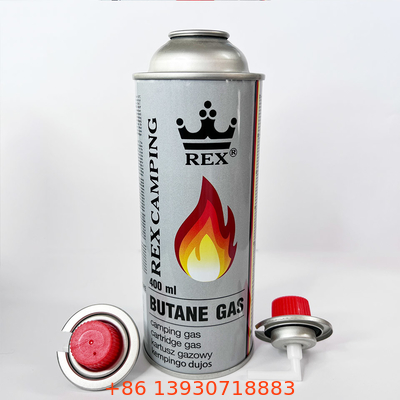 Valvola di campeggio portatile del materiale di riempimento del butano della valvola a gas dell'OEM con il gambo speciale