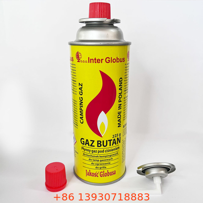 Valvola di campeggio portatile del materiale di riempimento del butano della valvola a gas dell'OEM con il gambo speciale