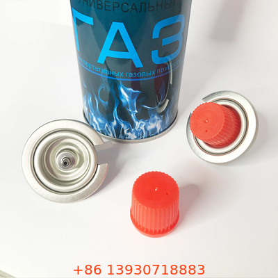 Forma diritta all'aperto della parete di Mini Portable Butane Gas Canister 65mm
