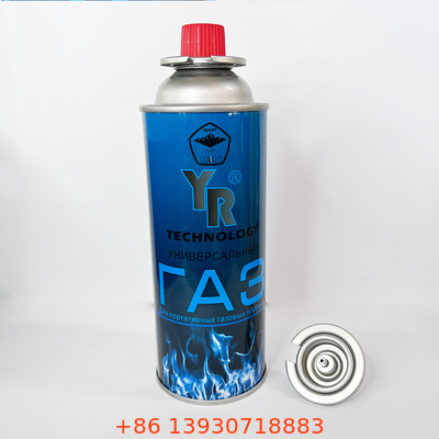 Cartucce riutilizzabili del gas del butano 190g della bombola di gas vuota della latta 220g