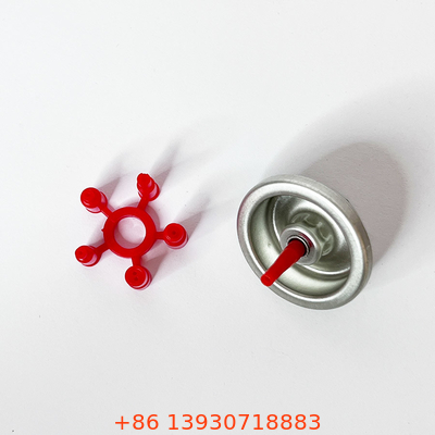 Portatile più leggero della valvola del materiale di riempimento dell'anti butano rosso di corrosione con la tazza del montaggio della latta