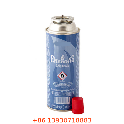 Capacità di cottura all'aperto della scatola metallica 400ml del combustibile del butano per la stufa della cassetta