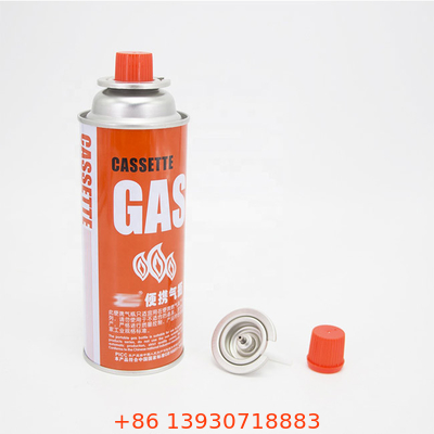 CMYK che stampa la bombola di gas riutilizzabile del butano per capacità della stufa di campeggio 400ml