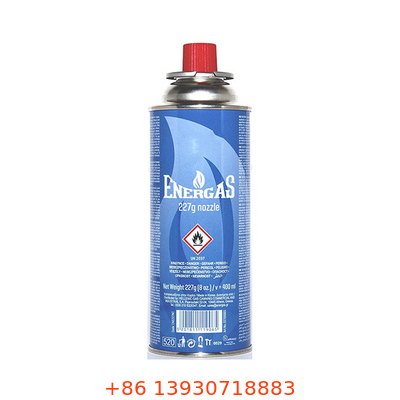 Peso di campeggio riutilizzabile del diametro 220g di capacità 65mm della bottiglia di gas del barbecue 400ml