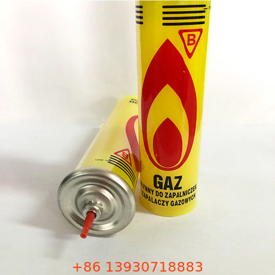 Ricarica più leggera del gas del butano di dimensione compatta 80ml per la cucina ed il BARBECUE della torcia