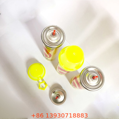la scatola metallica delle bottiglie di gas della stufa di campeggio del butano 80ml riempie Eco amichevole