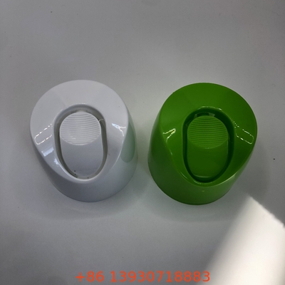 Cappuccio della bottiglia di spray di plastica bianca progettazione ergonomico