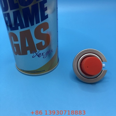 Valvola di cartuccia di gas altamente sicura per la bombola di carburante al butano e la cartuccia di gas al butano
