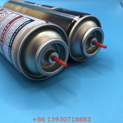 Stagno di gas di butano di plastica colore rosso e valvola di riempimento del gas Sistema di controllo della qualità rigoroso