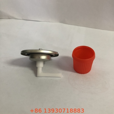 Valvola di cartuccia di gas in PP per la bombola di carburante al butano e cartuccia di gas al butano con corpo in metallo