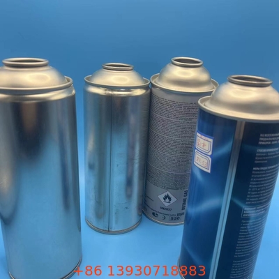 Prodotto da cottura Butanato, contenitore di gas con dimensioni di 65 x 158 mm