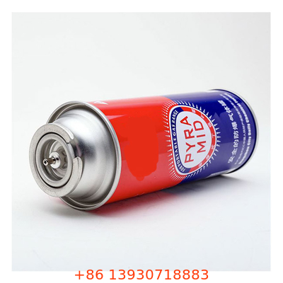 Vaso a gas di butano con 220 g e 227 g di capacità 65 x 158 mm per applicazioni industriali